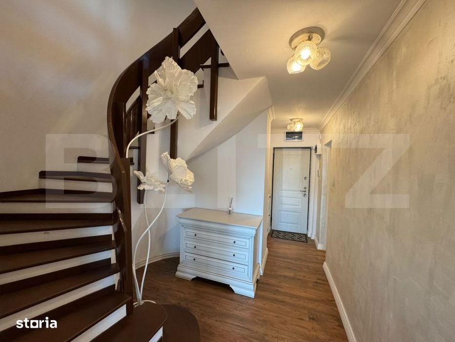 Apartament pe doua niveluri, 4 camere, 96.50 mp, zona Ultracentrala