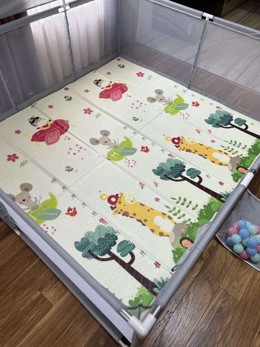 Големи нови кошари+килими/ПОДАРЪК 30бр. топки