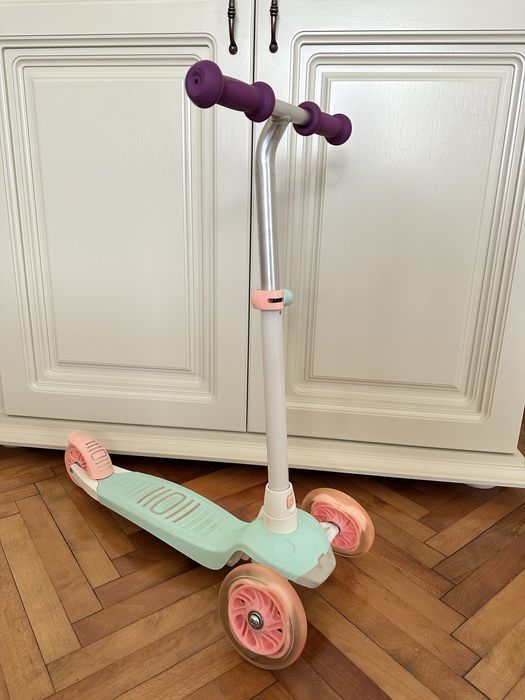 Trotineta Oxelo B1 500 Alb Verde Copii