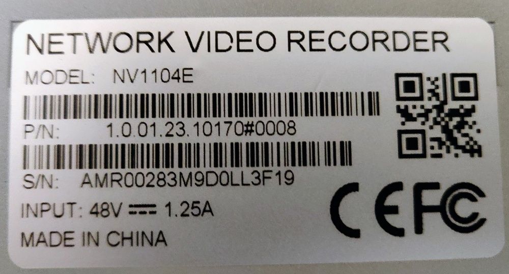 НВР NVR с POE за камери (Захранва)