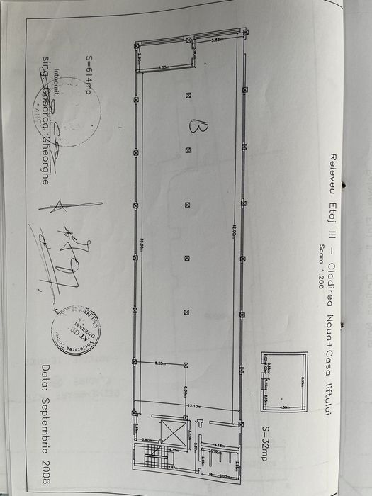 Închiriez spatiu proprietar 614 mp(vizavi de proiectul Rivus)