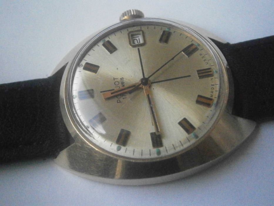 POLJOT, cal. 2614.2H, made in USSR, почти нов, каса 36мм