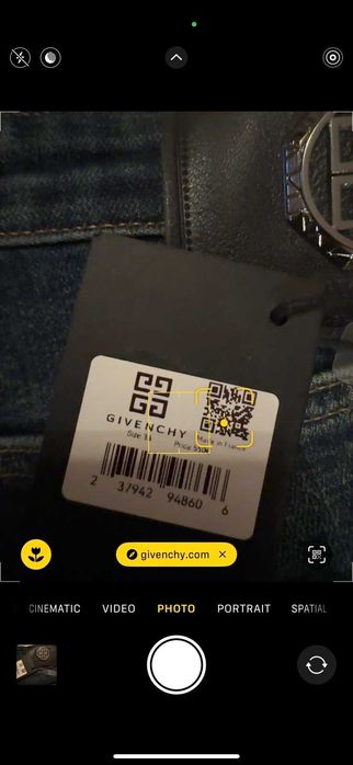 Промо/Givenchy-Автентични чисто нови мъжки дънки Л