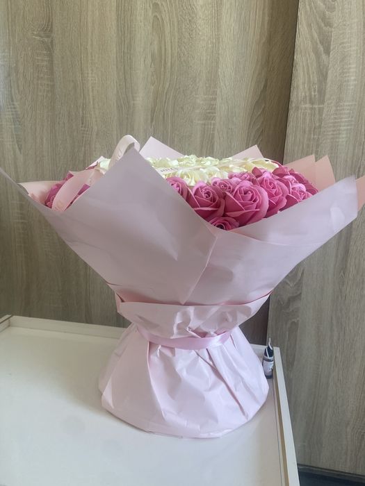 Цветы гүл мылный роза