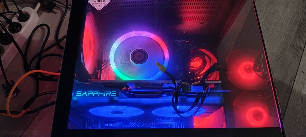 Unitate pc,intel i5,gen.10, rx580, 8gb gddr5 video,nvm1 tb, sursa 850w