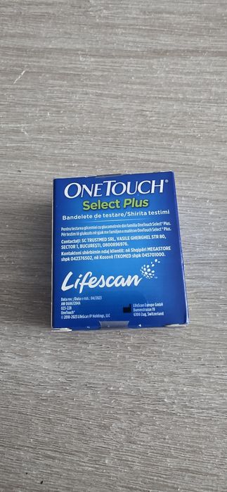 Teste glicemie OneTouch Select Plus - 50 bucăți - Noi, Sigilate
