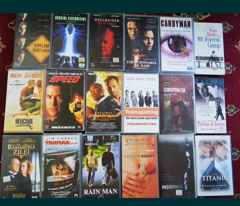 Casete filme VHS de Top 100 VHS