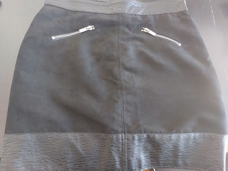 Fusta mini imitatie piele