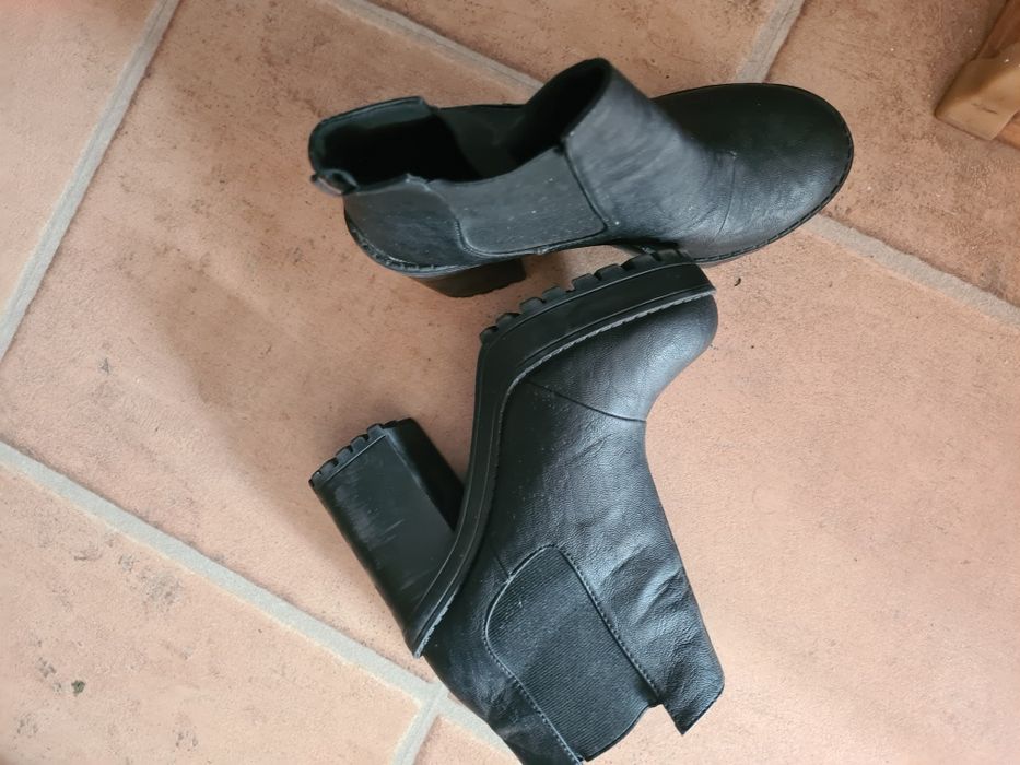 Cizme, ghete negre casual marimea 37