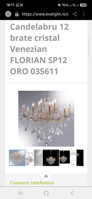 Candelabru ITALIA 12 BRAȚE