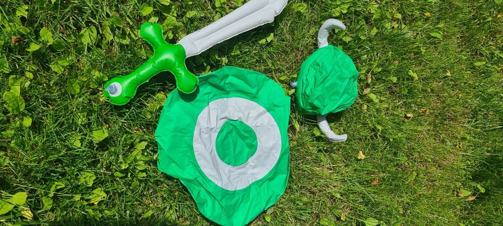 Надуваем замък Викинги.