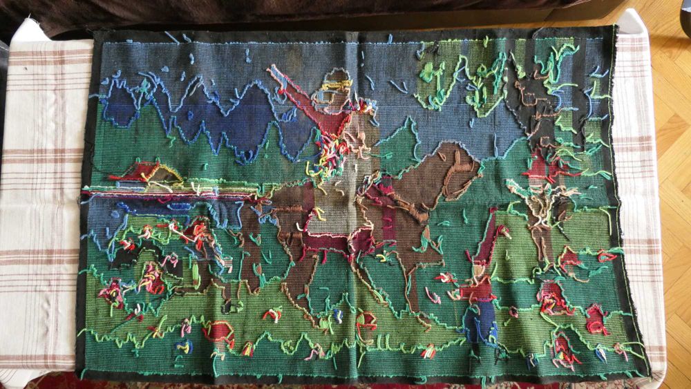 Ръчно Тъкана Декорация За Стена