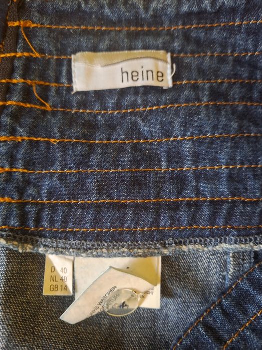 Джинсовая длинная юбка