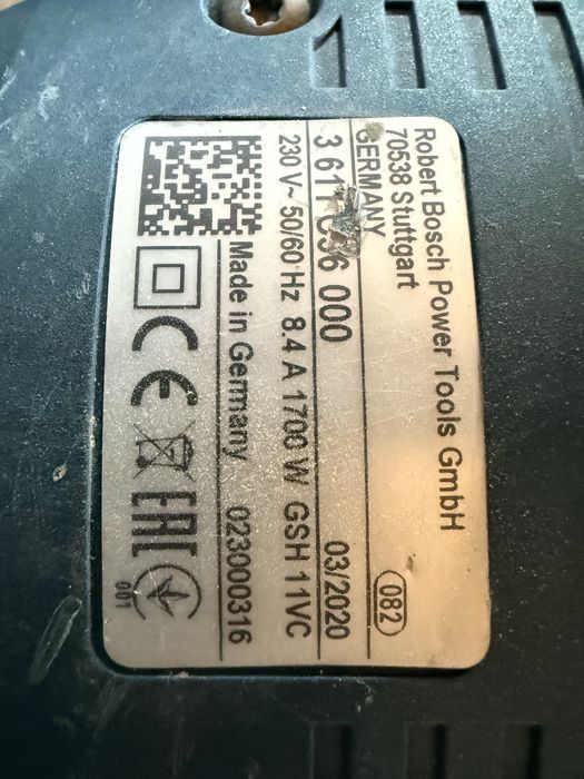 Къртач Bosch GSH 11 VC SDS Max