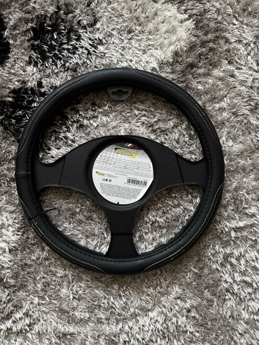 Husă volan auto Bottari neagră nouă