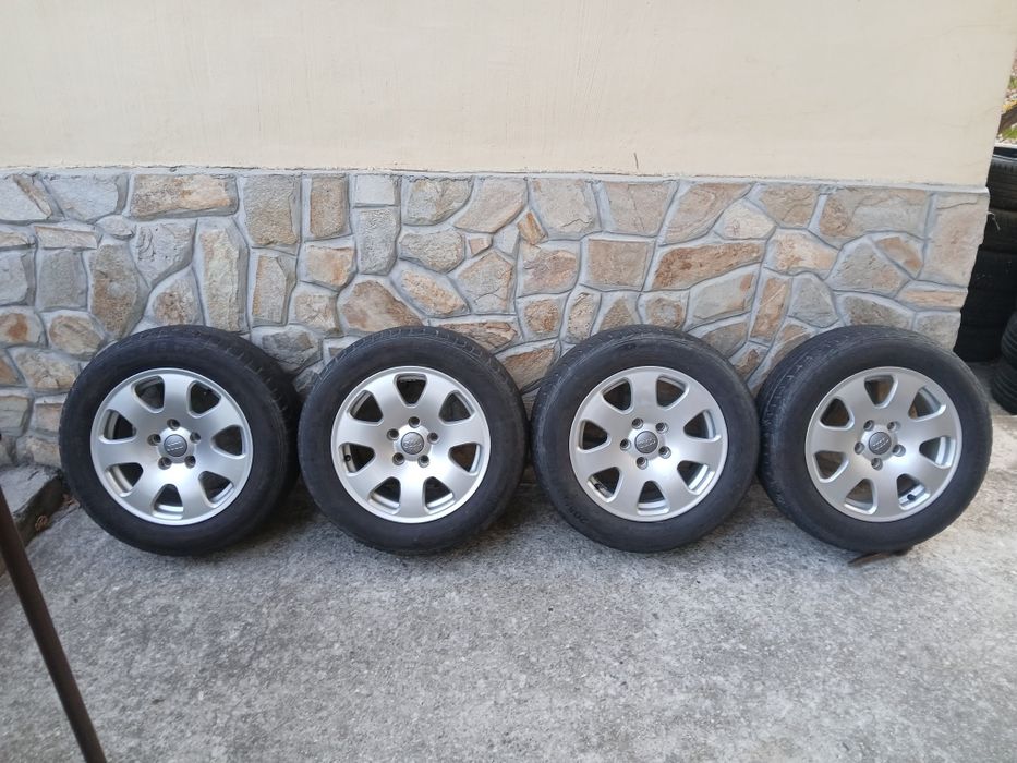 Оригинални Алуминиеви джанти 15цола за AudiA3.A4.A6.vw Golf.5.6.passat.Touran.caddy. .5×112