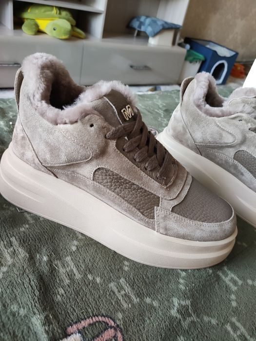 Зимние кеды натуралка