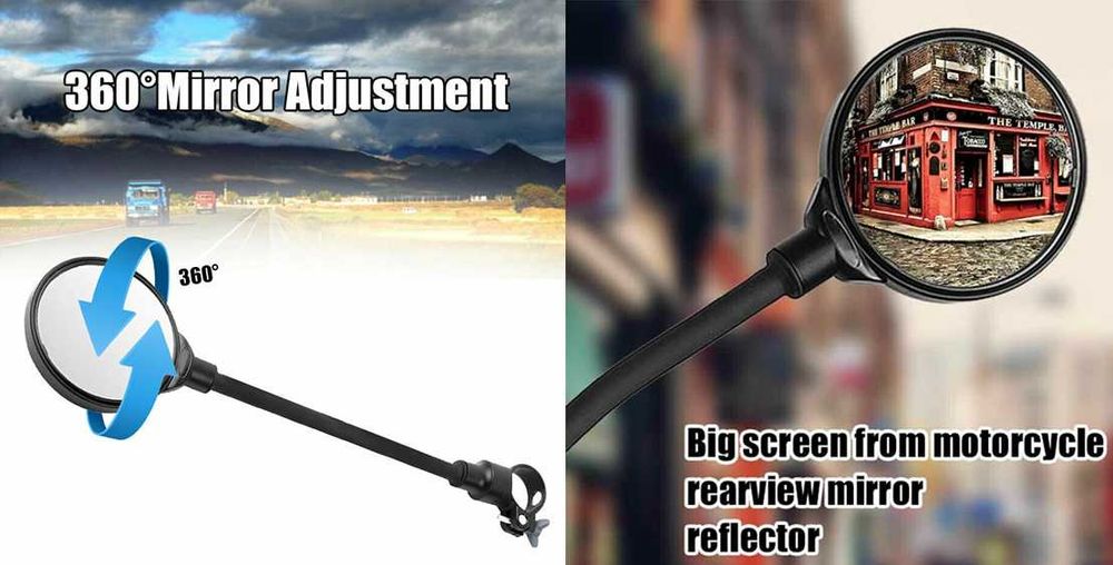 Oglinda 2 buc rabatabila bucicleta scooter etc. Siguranta trafic Noua!