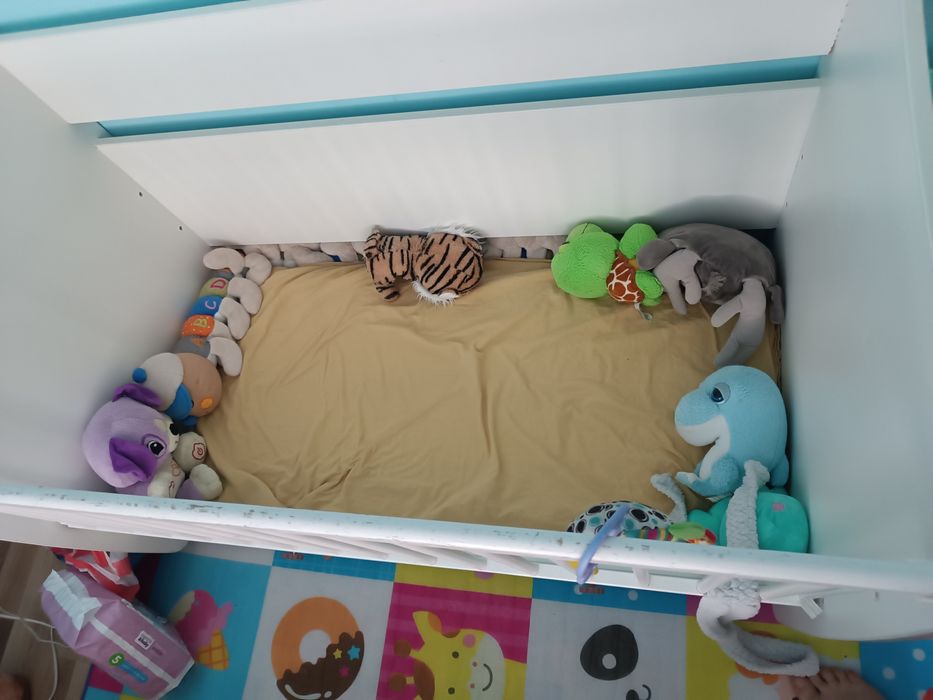 Легло-люлка Lorelli Dream, Бяло 60 x 120 см