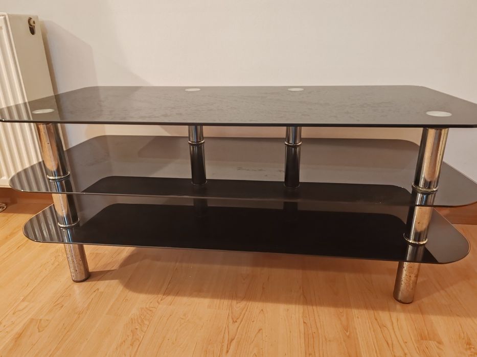 Masa sticlă neagră
