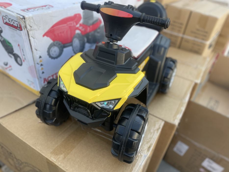 Atv electric copii Nichiduta Race Red 35W cu scaun din piele