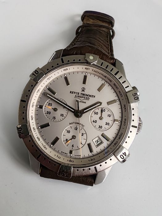 Ceas Revue Thommen Airspeed Automatic Chronograph 41 mm Funcționează e