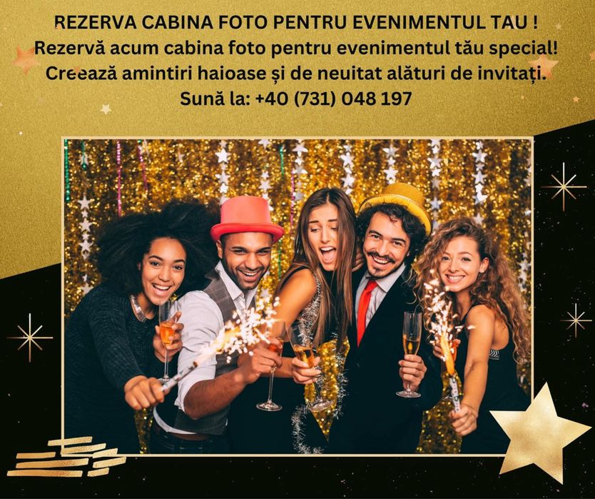 Cabina foto pentru evenimentul tau de la 1200 lei