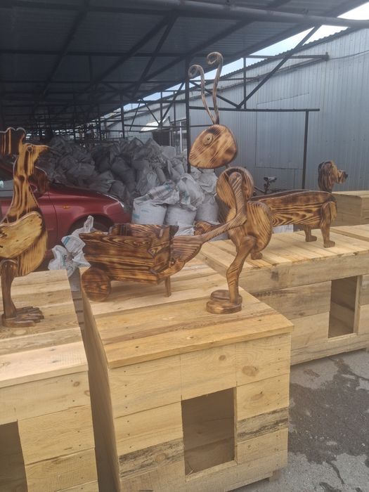 Продам деревянные фигуры