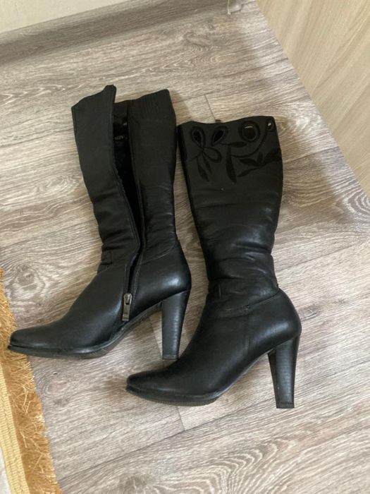 Продам сапоги чистая кожа