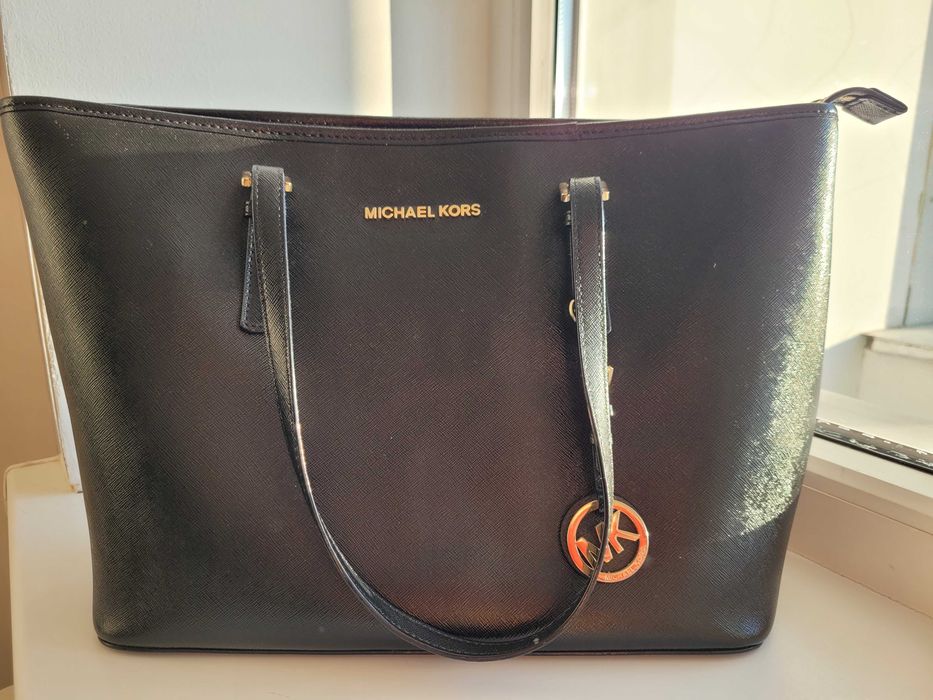 Сумка Майкл Корс Michael Kors черная, красная