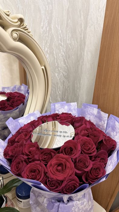 Цветы с зерколом