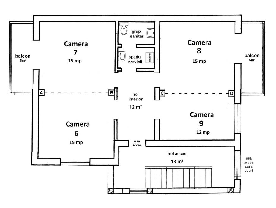 Zona Delfinariu Constanta 12 mp + 12 mp dependinte - 140 EURO