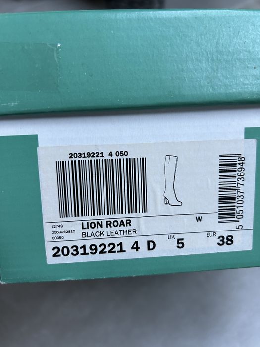 Ботуши кожа Clarks 38