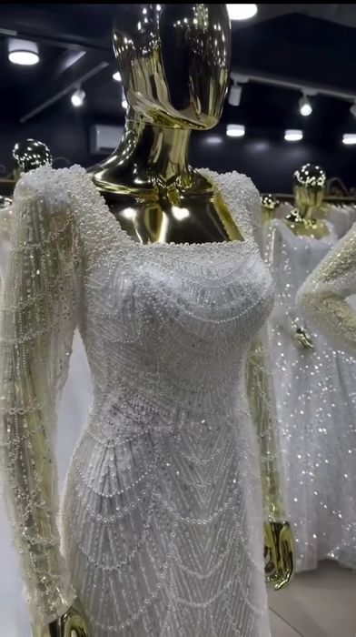 Свадебное платье рыбка, русалка, А силуэт