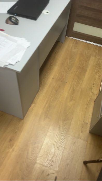 Стол офисный серый