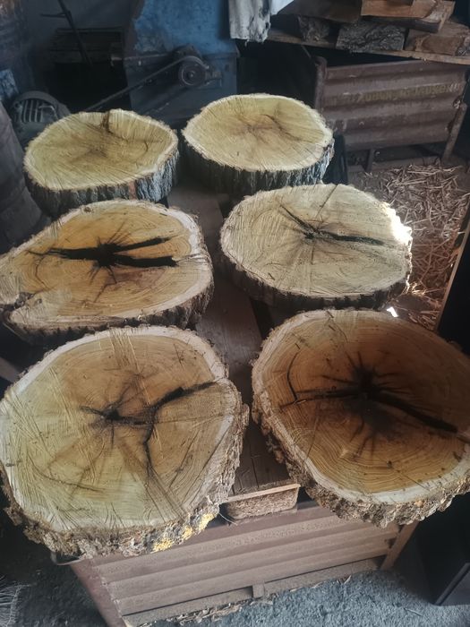 Дървени шайби орех черница