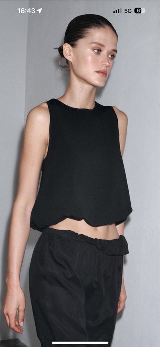 Блуза Зара с ластик