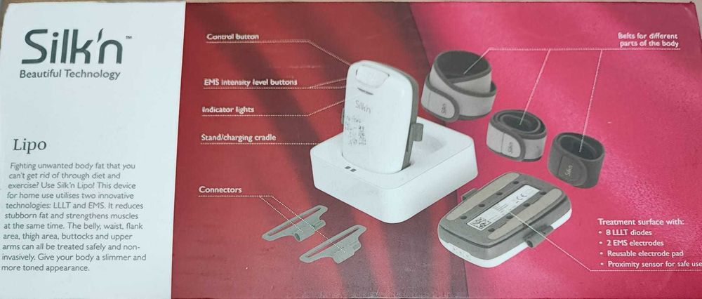 Aparat reducere a stratului adipos Silk'n Lipo, laser+electrostimulare