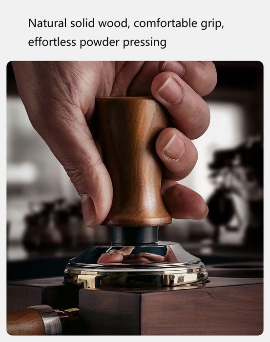 Кофе Темпер 51 mm Динамометрический материал дерево Бук