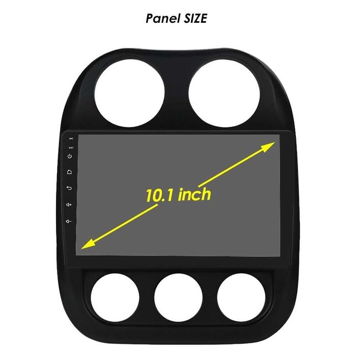Мултимедия Двоен дин за Jeep Compass навигация Android за JEEP Patriot