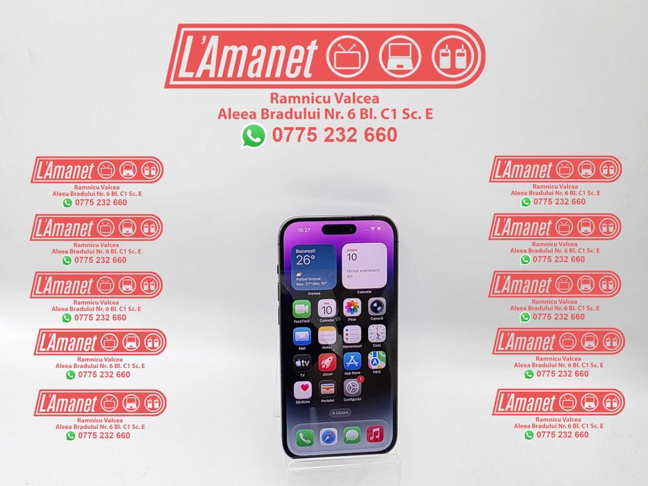 iPhone 14 Pro Purple 128GB Neverlocked Stare Buna Baterie 100%