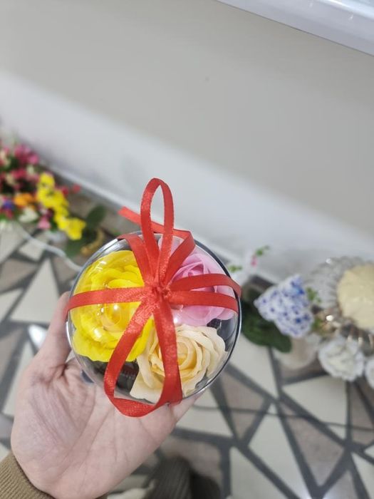 Sovunli atirgul decoratif