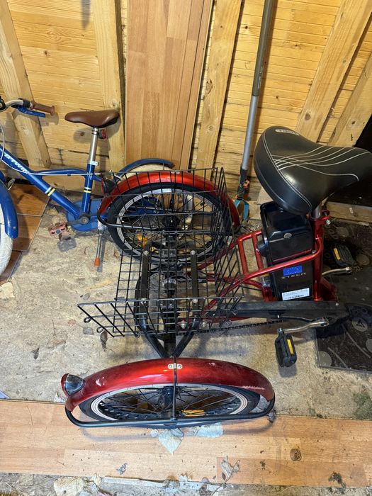 Tricicletă electrică ZTECH – stabilă, comodă, baterie Li-Ion