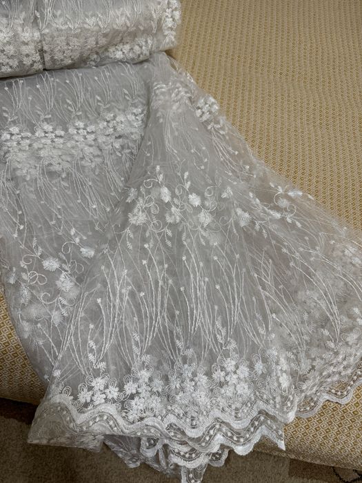 Готовая тюль, ширина 5м