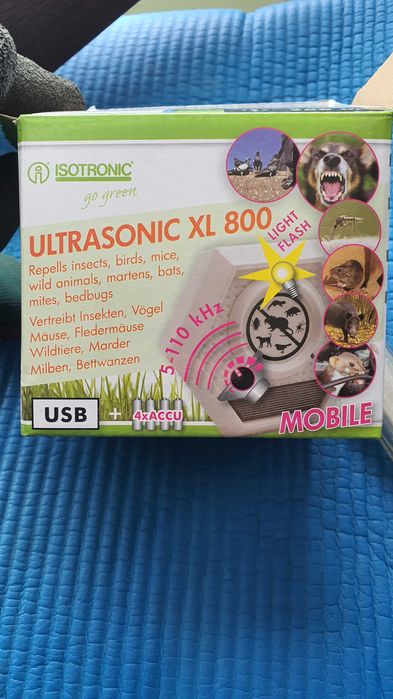 Ултразвуков уред против животни ISOTRONIC 2г. гаранция