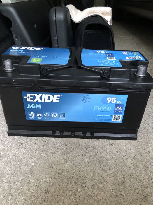 Baterie Exide 95 Ah 850EN si Auxiliary