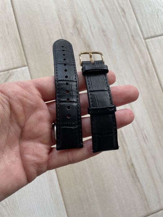 Garmin Vivomove Sport Black+Bratara piele croco