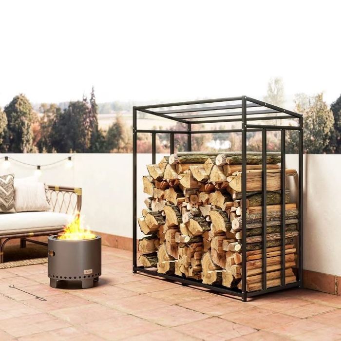 Стойка за дърва за огрев Outsunny