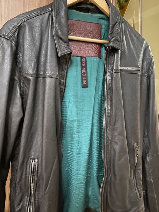 Geaca piele barbati SuperDry