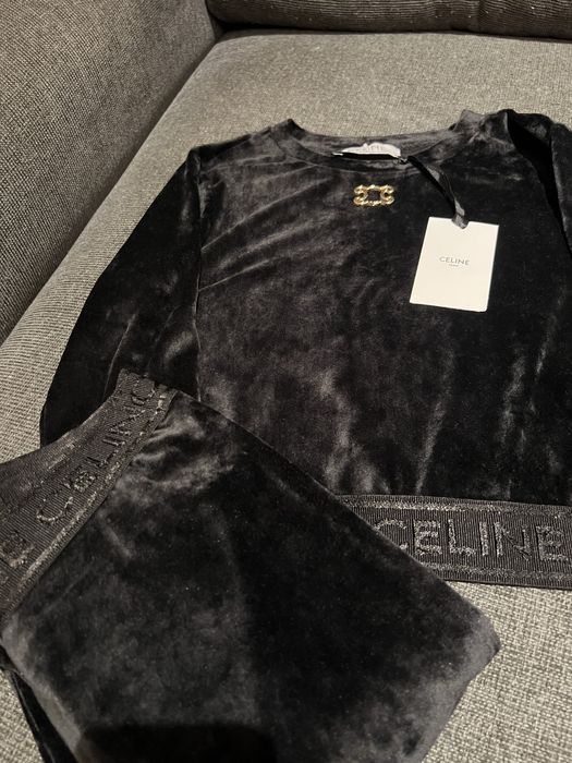 CELINE- плюшена блуза M/Л